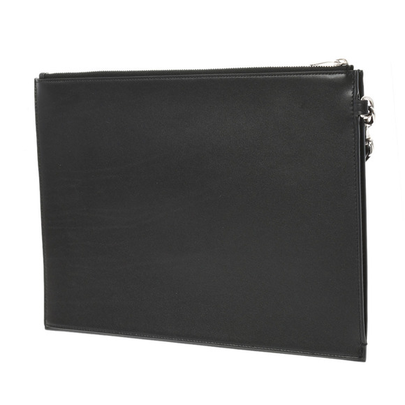 SAINT LAURENT Black Calfskin Clutch Bag - Picture 2 of 12